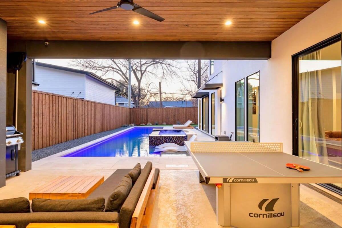 Newly Built 4Br Home In Uptown Dallas - Private Pool, Hot Tub, Gym & Games Room! Exteriér fotografie